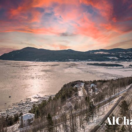 Villa Älpha-M - magnifique vue sur le fleuve à Baie-Saint-Paul Extérieur photo