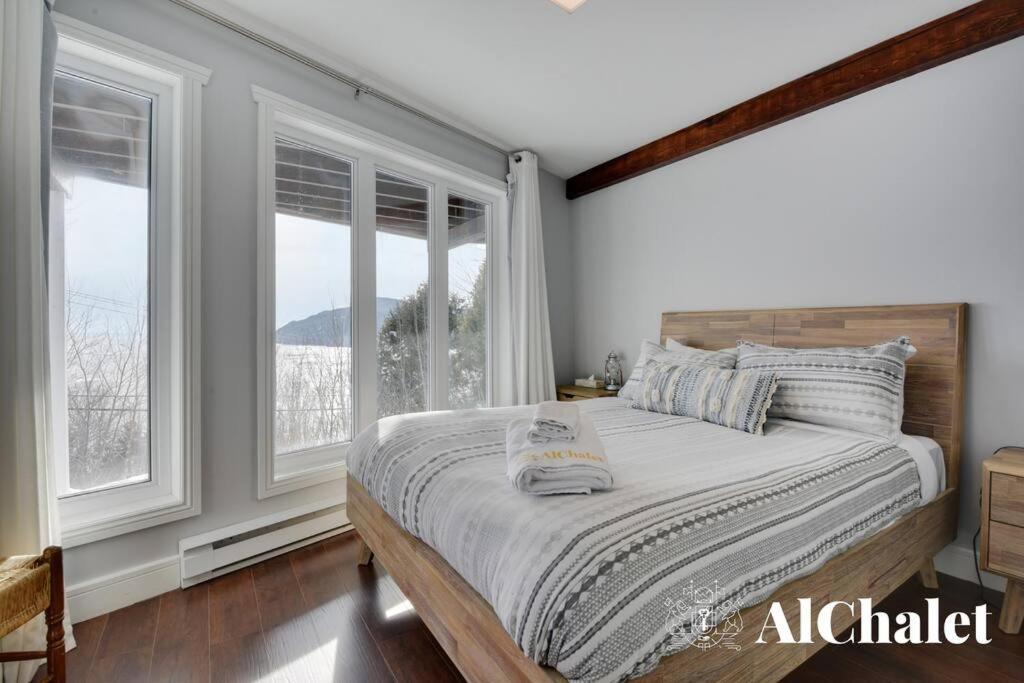 Villa Älpha-M - magnifique vue sur le fleuve à Baie-Saint-Paul Extérieur photo