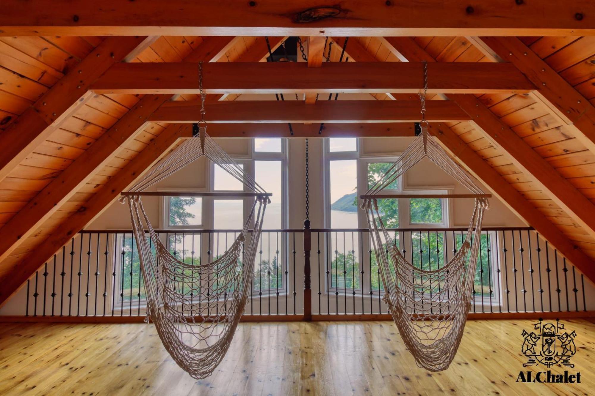 Villa Älpha-M - magnifique vue sur le fleuve à Baie-Saint-Paul Extérieur photo