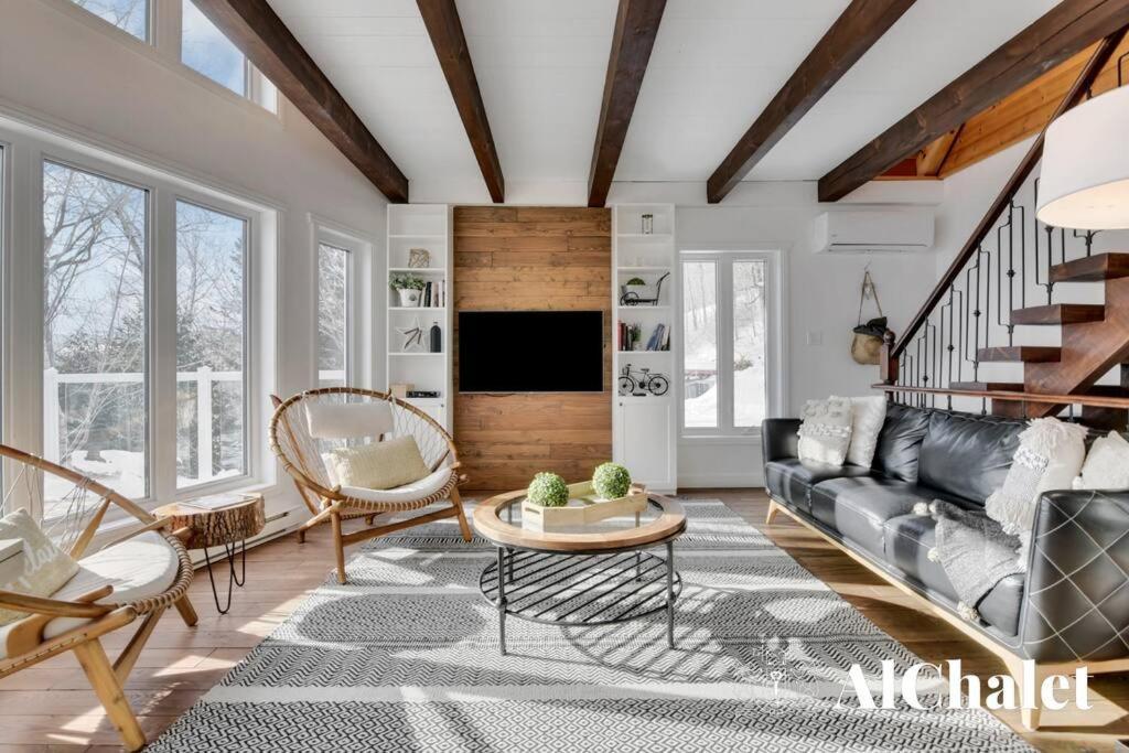 Villa Älpha-M - magnifique vue sur le fleuve à Baie-Saint-Paul Extérieur photo