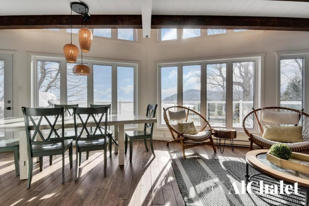 Villa Älpha-M - magnifique vue sur le fleuve à Baie-Saint-Paul Extérieur photo