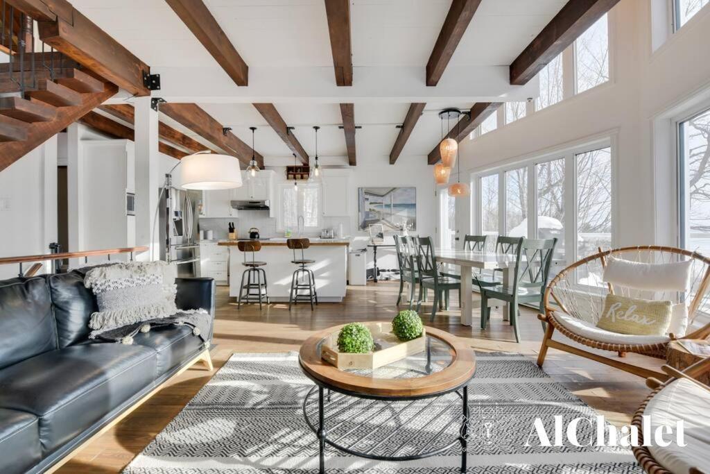 Villa Älpha-M - magnifique vue sur le fleuve à Baie-Saint-Paul Extérieur photo